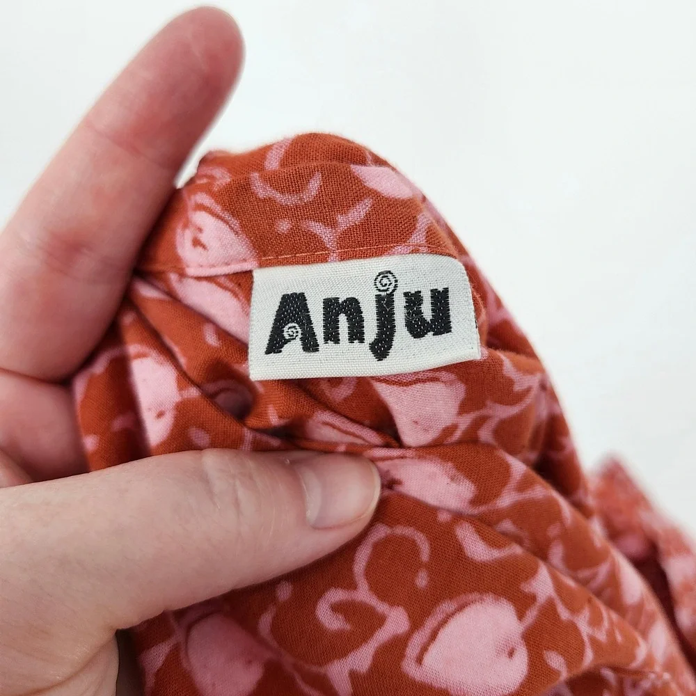 Anju Brown Pink Earthy Indie Granola‎ Tote Bag Women OS Boho Cotton TravelMarket